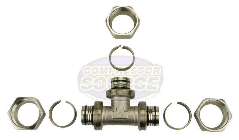 Maxline RapidAir MaxLINE Compressed Air Piping 1" Tee M8012 Max Line Rapid Air - Image 3